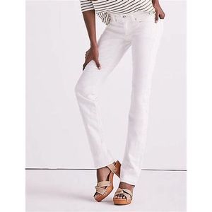 Lucky Brand White Jean Dungarees